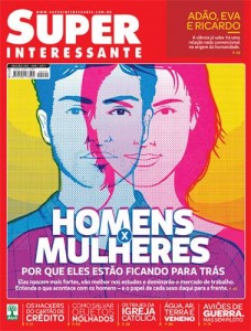 Cover of june's edition of a Brazilian magazine on men and women