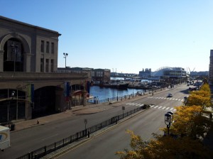 Beautiful day in Boston Seaport area